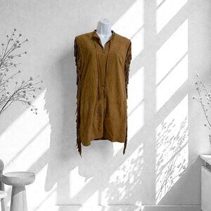 Walter Baker Kira Suede Fringe Leather Dress NWT Size 4